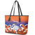 Marshall Islands Fishermen's Day Leather Tote Bag It's Fishing Time