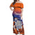 Marshall Islands Fishermen's Day Off Shoulder Maxi Dress It's Fishing Time
