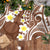 Plumeria With Brown Polynesian Tattoo Pattern Tree Skirt