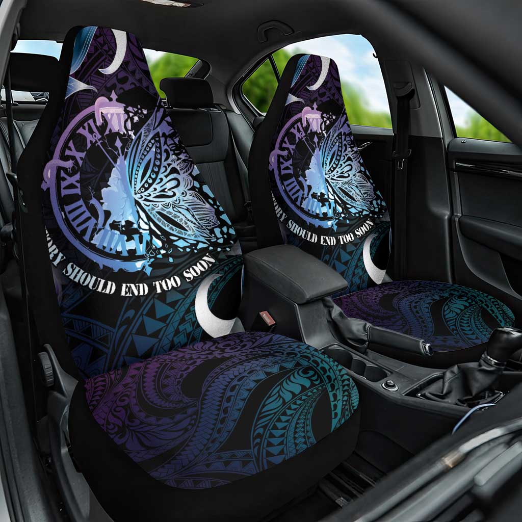 Polynesia Suicide Prevention Awareness Car Seat Cover No Story Should End Too Soon