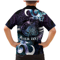 Personalised Polynesia Suicide Prevention Awareness Family Matching Mermaid Dress and Hawaiian Shirt No Story Should End Too Soon