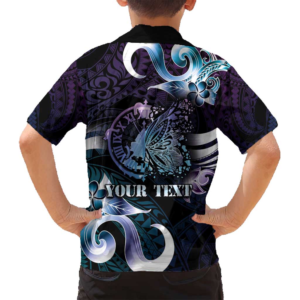 Personalised Polynesia Suicide Prevention Awareness Family Matching Tank Maxi Dress and Hawaiian Shirt No Story Should End Too Soon
