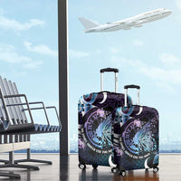 Polynesia Suicide Prevention Awareness Luggage Cover No Story Should End Too Soon