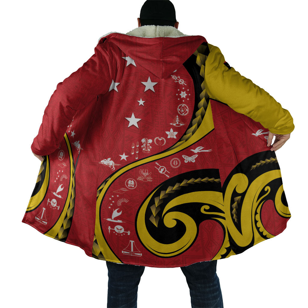 Papua New Guinea Independence Cloak Special Style Red Version LT05 - Polynesian Pride