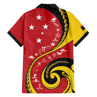 Papua New Guinea 50th Independence Anniversary Hawaiian Shirt Special Style Red Version LT05 - Polynesian Pride