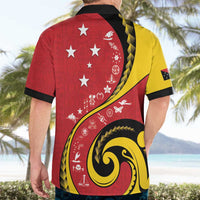 Papua New Guinea 50th Independence Anniversary Hawaiian Shirt Special Style Red Version LT05 - Polynesian Pride