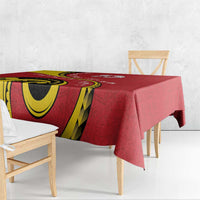 Papua New Guinea 50th Independence Anniversary Tablecloth Special Style Red Version LT05 - Polynesian Pride