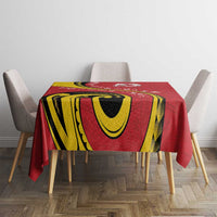 Papua New Guinea 50th Independence Anniversary Tablecloth Special Style Red Version LT05 - Polynesian Pride