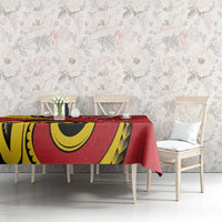 Papua New Guinea 50th Independence Anniversary Tablecloth Special Style Red Version LT05 - Polynesian Pride