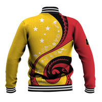 Papua New Guinea 50th Independence Anniversary Baseball Jacket Special Style Yellow Version LT05 - Polynesian Pride