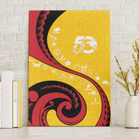Papua New Guinea 50th Independence Anniversary Canvas Wall Art Special Style Yellow Version LT05 Without Frame Yellow - Polynesian Pride