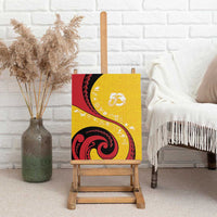 Papua New Guinea 50th Independence Anniversary Canvas Wall Art Special Style Yellow Version LT05 - Polynesian Pride