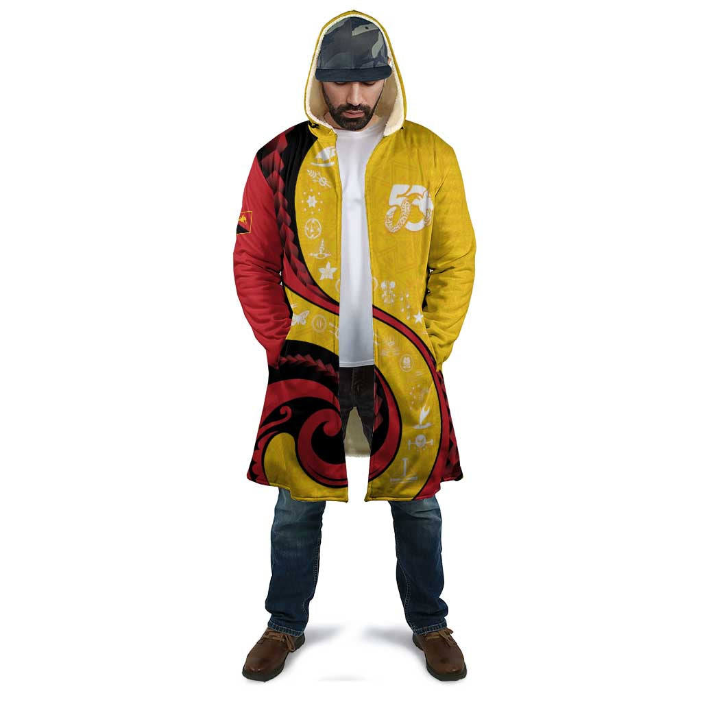 Papua New Guinea 50th Independence Anniversary Cloak Special Style Yellow Version - Polynesian Pride