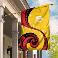 Papua New Guinea 50th Independence Anniversary Garden Flag Special Style Yellow Version - Polynesian Pride