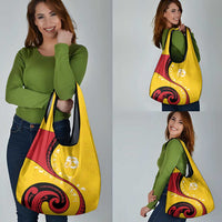 Papua New Guinea 50th Independence Anniversary Grocery Bag Special Style Yellow Version LT05 - Polynesian Pride