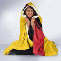 Papua New Guinea 50th Independence Anniversary Hooded Blanket Special Style Yellow Version - Polynesian Pride