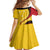 Papua New Guinea 50th Independence Anniversary Kid Short Sleeve Dress Special Style Yellow Version - Polynesian Pride