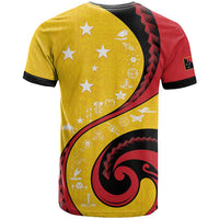 Papua New Guinea 50th Independence Anniversary T Shirt Special Style Yellow Version - Polynesian Pride