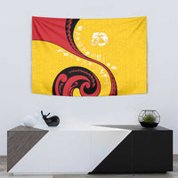 Papua New Guinea 50th Independence Anniversary Tapestry Special Style Yellow Version - Polynesian Pride