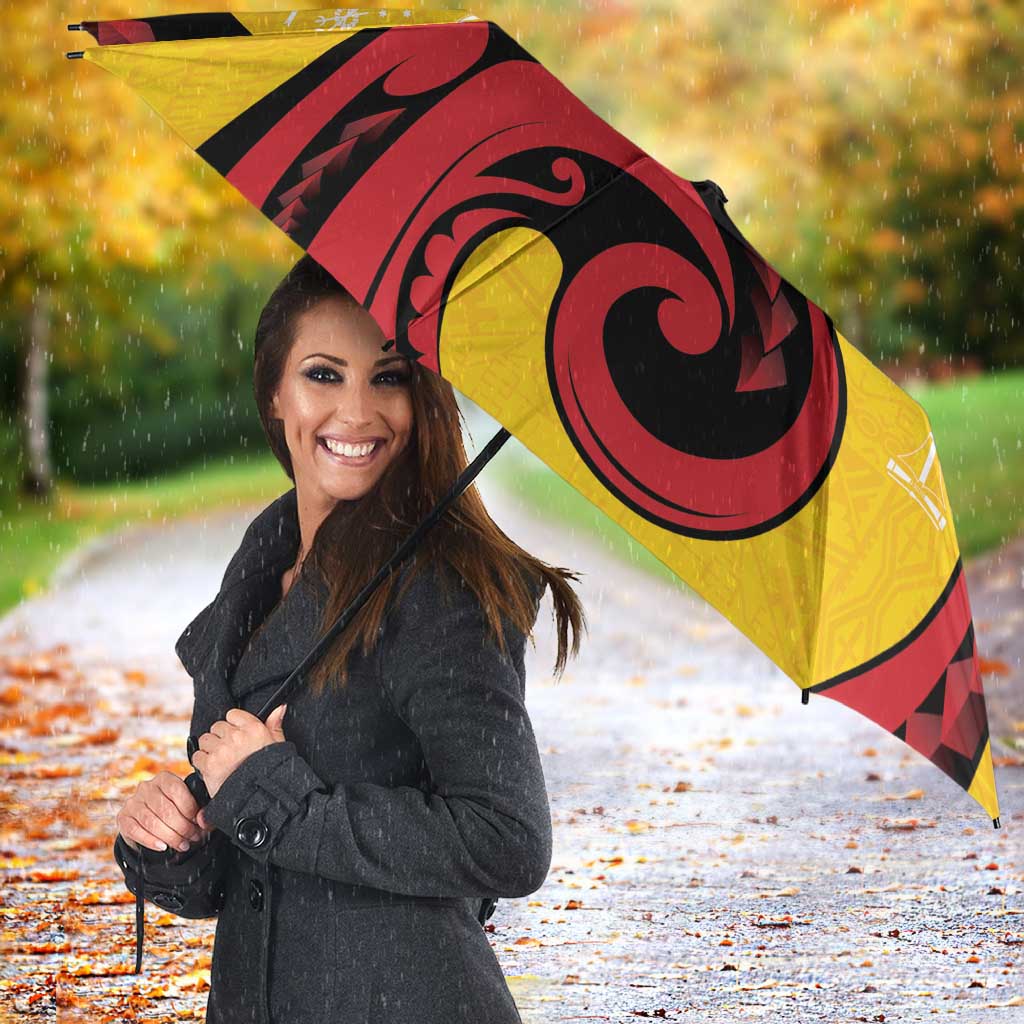 Papua New Guinea 50th Independence Anniversary Umbrella Special Style Yellow Version - Polynesian Pride