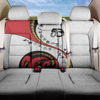 Papua New Guinea 50th Independence Anniversary Back Car Seat Cover Special Style White Version - Polynesian Pride