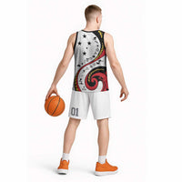 Papua New Guinea 50th Independence Anniversary Basketball Jersey Special Style White Version - Polynesian Pride