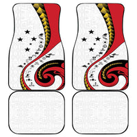 Papua New Guinea 50th Independence Anniversary Car Mats Special Style White Version LT05 - Polynesian Pride