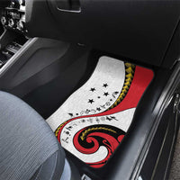 Papua New Guinea 50th Independence Anniversary Car Mats Special Style White Version LT05 - Polynesian Pride