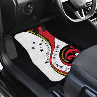 Papua New Guinea 50th Independence Anniversary Car Mats Special Style White Version LT05 - Polynesian Pride