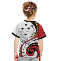 Papua New Guinea 50th Independence Anniversary Kid T Shirt Special Style White Version - Polynesian Pride