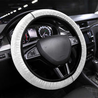 Papua New Guinea 50th Independence Anniversary Steering Wheel Cover Special Style White Version - Polynesian Pride