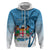 Personalized Fiji Hoodie Coat Of Arms Tagimoucia With Fijian Tapa Pattern LT05 - Polynesian Pride