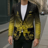 Personalised Palau Independence Day Blazer Palauan Tattoo Pattern - Polynesian Pride