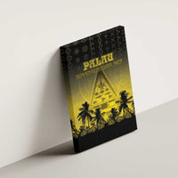 Palau Independence Day Canvas Wall Art Palauan Tattoo Pattern - Polynesian Pride