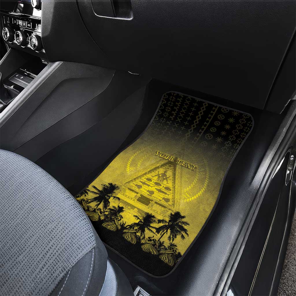 Palau Independence Day Car Mats Palauan Tattoo Pattern - Polynesian Pride
