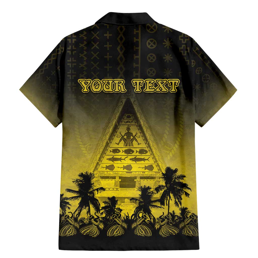 Personalised Palau Independence Day Family Matching Mermaid Dress and Hawaiian Shirt Palauan Tattoo Pattern - Polynesian Pride