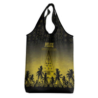 Palau Independence Day Grocery Bag Palauan Tattoo Pattern - Polynesian Pride