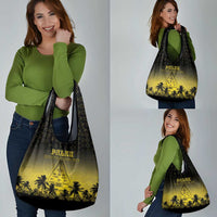 Palau Independence Day Grocery Bag Palauan Tattoo Pattern - Polynesian Pride