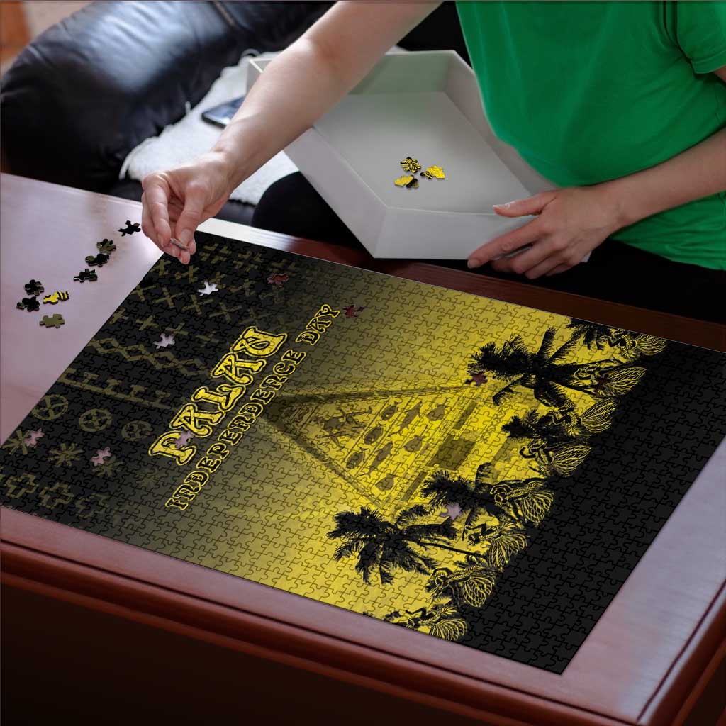 Palau Independence Day Puzzle Palauan Tattoo Pattern - Polynesian Pride
