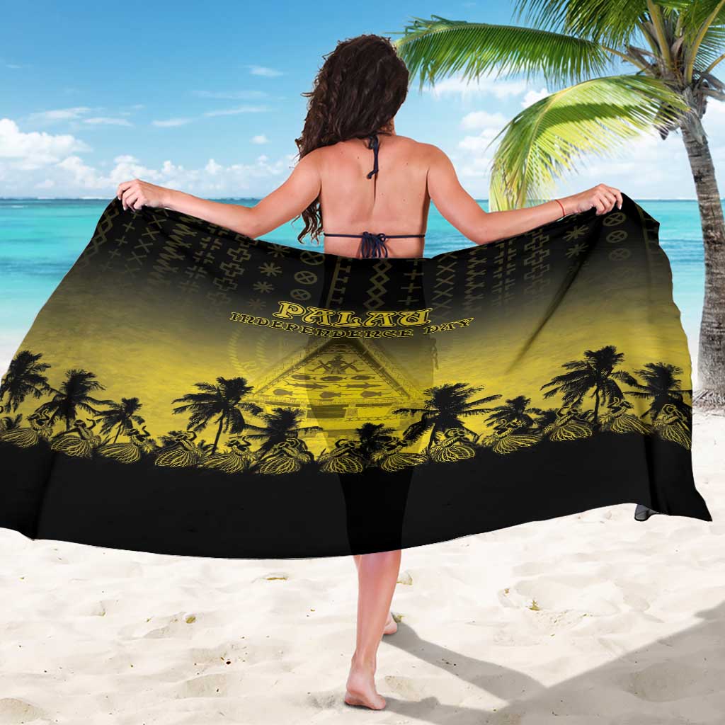 Palau Independence Day Sarong Palauan Tattoo Pattern - Polynesian Pride