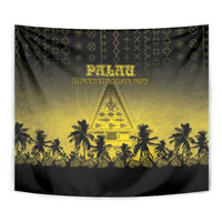 Palau Independence Day Tapestry Palauan Tattoo Pattern - Polynesian Pride