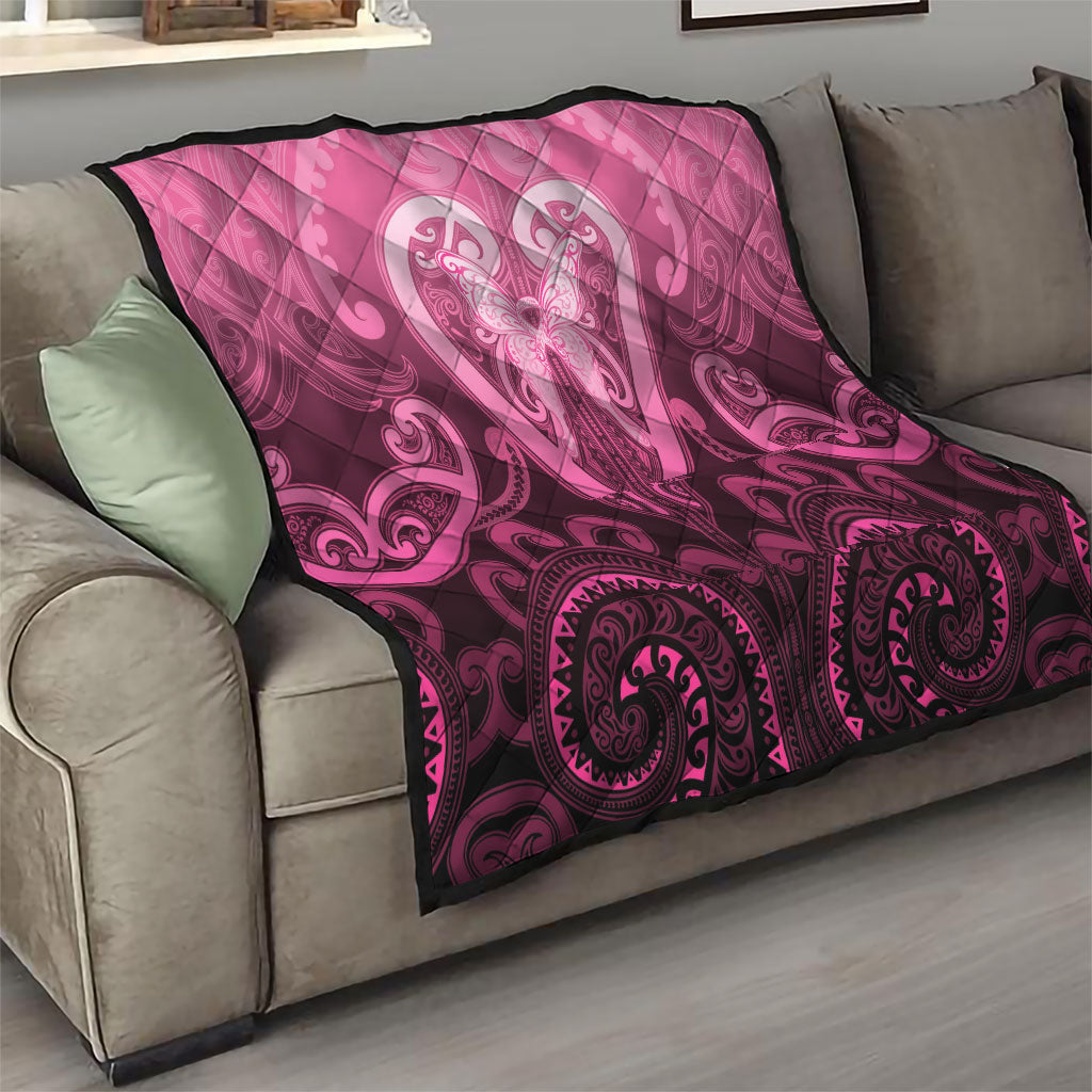 Aotearoa Breast Cancer Quilt Maori Tribal Pattern LT05 - Polynesian Pride