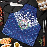 Toa Samoa Rugby Apron Samoan Pride With Tribal Pattern - Polynesian Pride