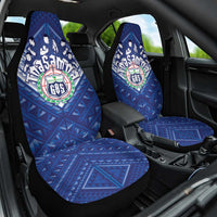 Toa Samoa Rugby Car Seat Cover Samoan Pride With Tribal Pattern - Polynesian Pride