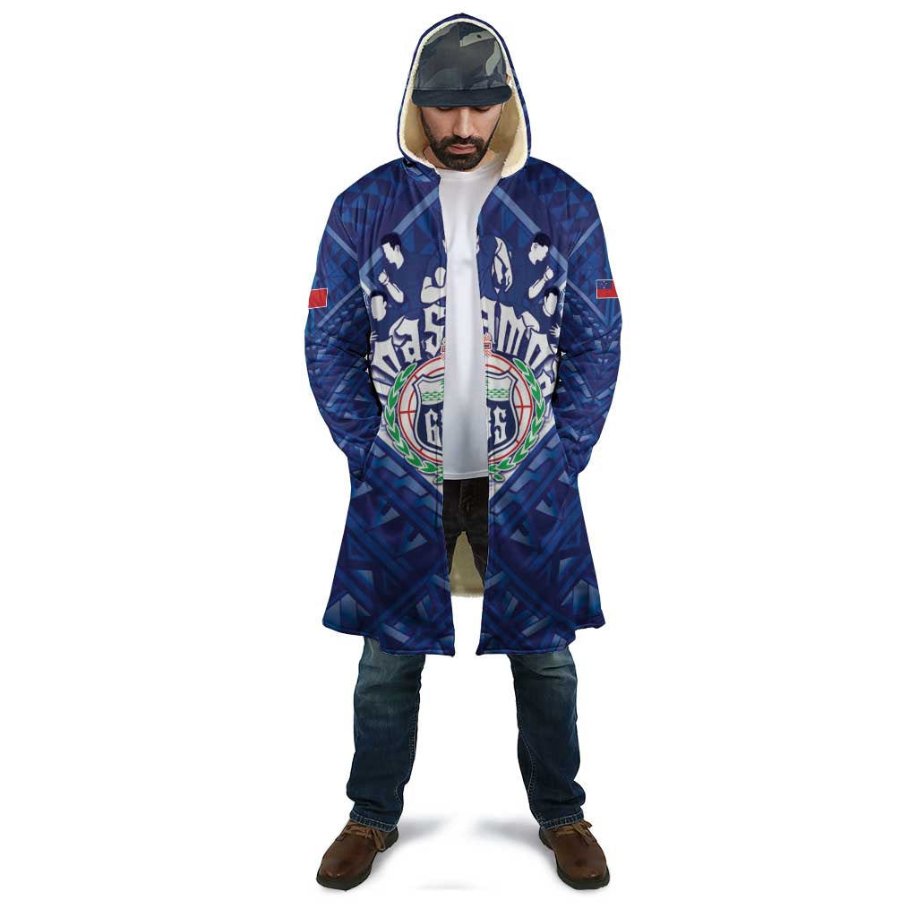 Toa Samoa Rugby Custom Cloak Samoan Pride With Tribal Pattern - Polynesian Pride