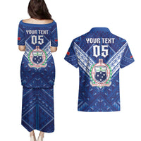 Toa Samoa Rugby Custom Couples Matching Puletasi and Hawaiian Shirt Samoan Pride With Tribal Pattern - Polynesian Pride