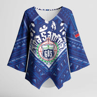 Toa Samoa Rugby Custom Kimono Sleeve Blouse Samoan Pride With Tribal Pattern - Polynesian Pride
