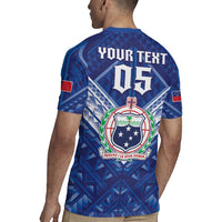 Toa Samoa Rugby Custom Rugby Jersey Samoan Pride With Tribal Pattern - Polynesian Pride
