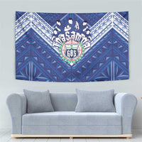 Toa Samoa Rugby Tapestry Samoan Pride With Tribal Pattern - Polynesian Pride