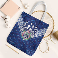 Toa Samoa Rugby Tote Bag Samoan Pride With Tribal Pattern - Polynesian Pride